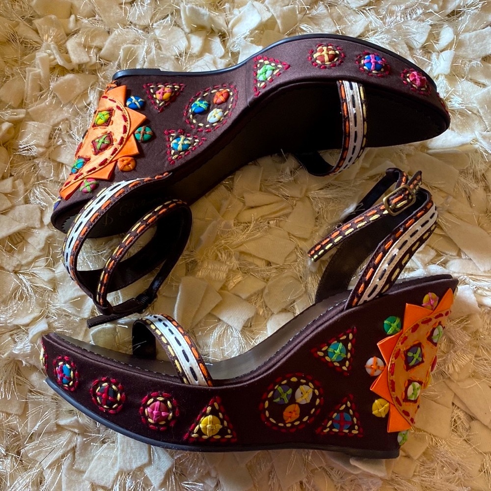 Sam Edelman Floral Wedge Sandal